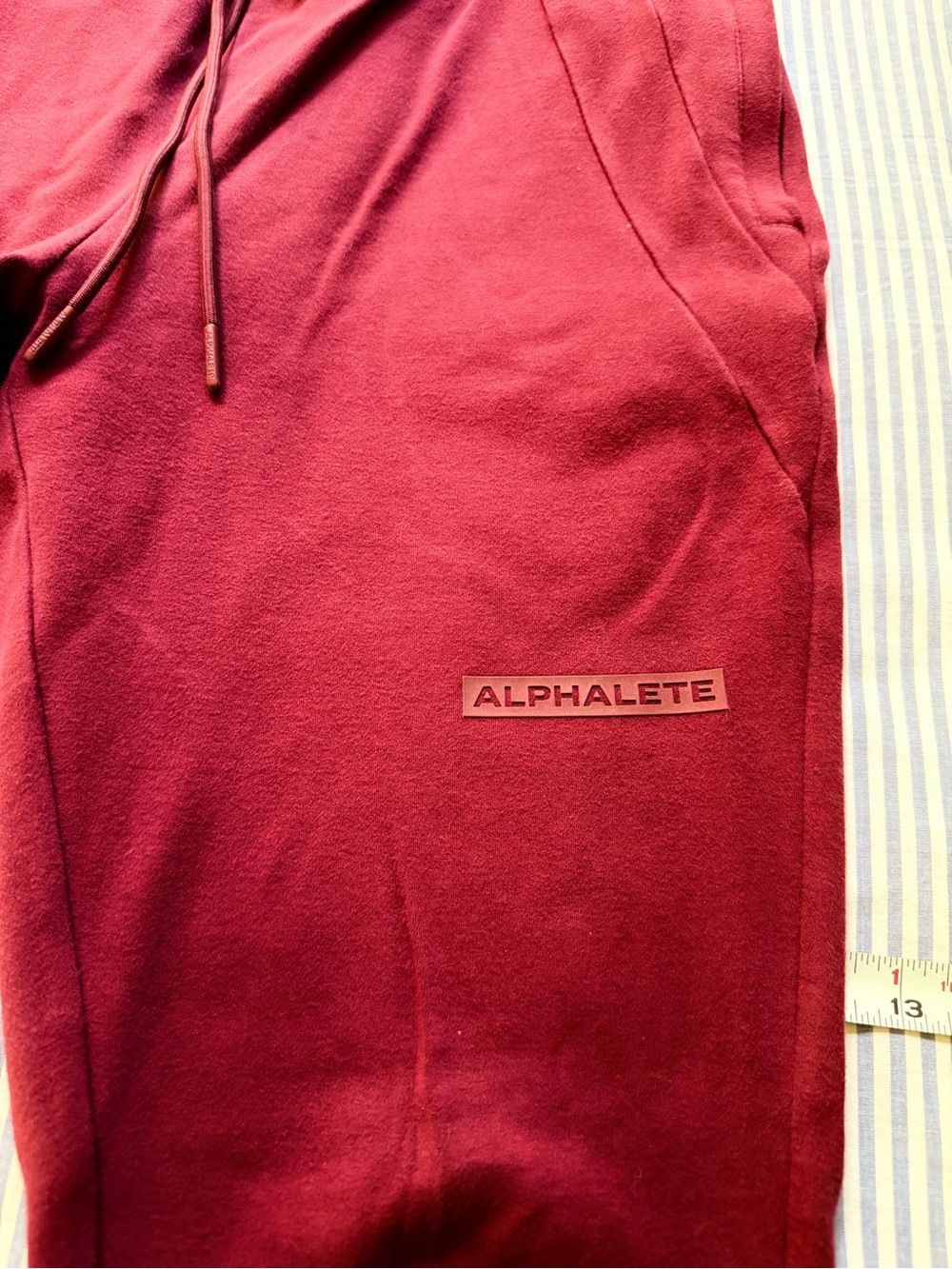 Alphalete Red Fleece Joggers